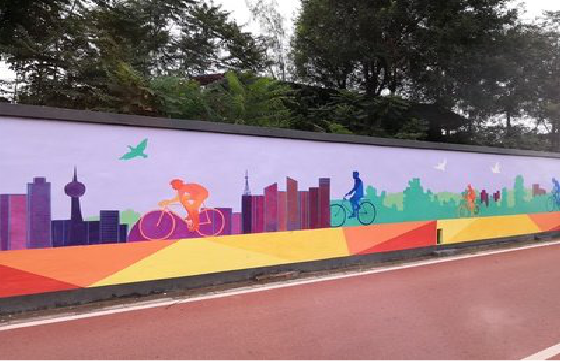 东阳墙体彩绘-围墙