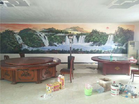 东阳墙绘-写实风景