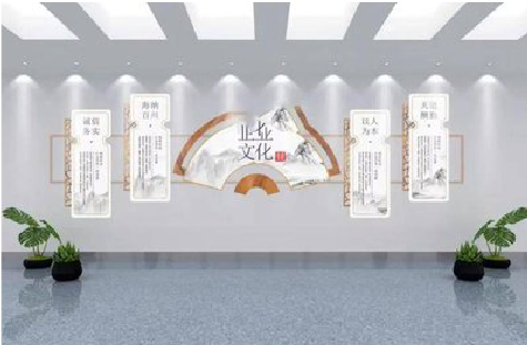 东阳企业文化墙设计的核心要素。