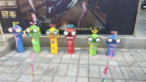 东阳商业区彩绘