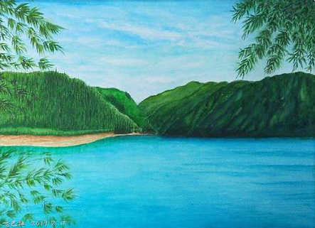 东阳在墙绘中，如何绘画绿水青山？